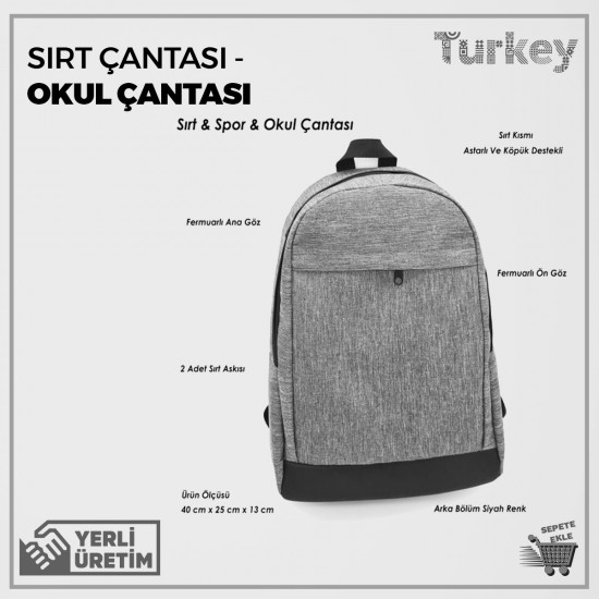 Sırt Çantası - Okul Çantası